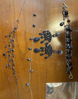 Black Jewelry Lot