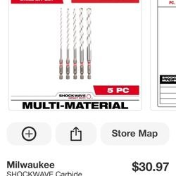 Multi Surface And Material Bit Set Of 5