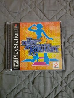 Konami Dance Dance Revolution Konamix PS1 Music & Dance E Multiplayer