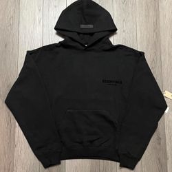 🔥 ESSENTIALS FEAR OF GOD HOODIE – BLACK (NEW | SIZE XL)