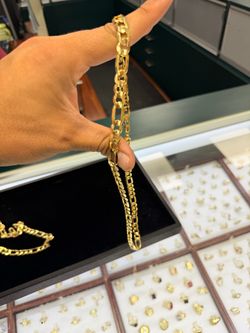 Figaro chain 14k 7.8mm 48.1gm 24inch