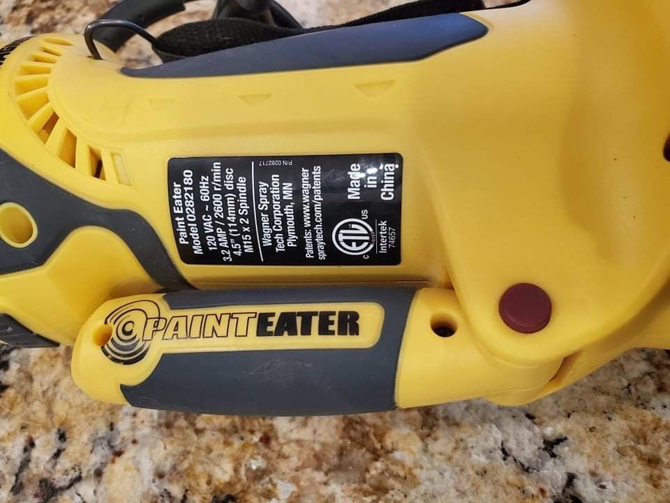 WAGNER SPRAYTECH PAINT EATER ORBITAL DISC SANDER ELECTRIC WOOD STEEL