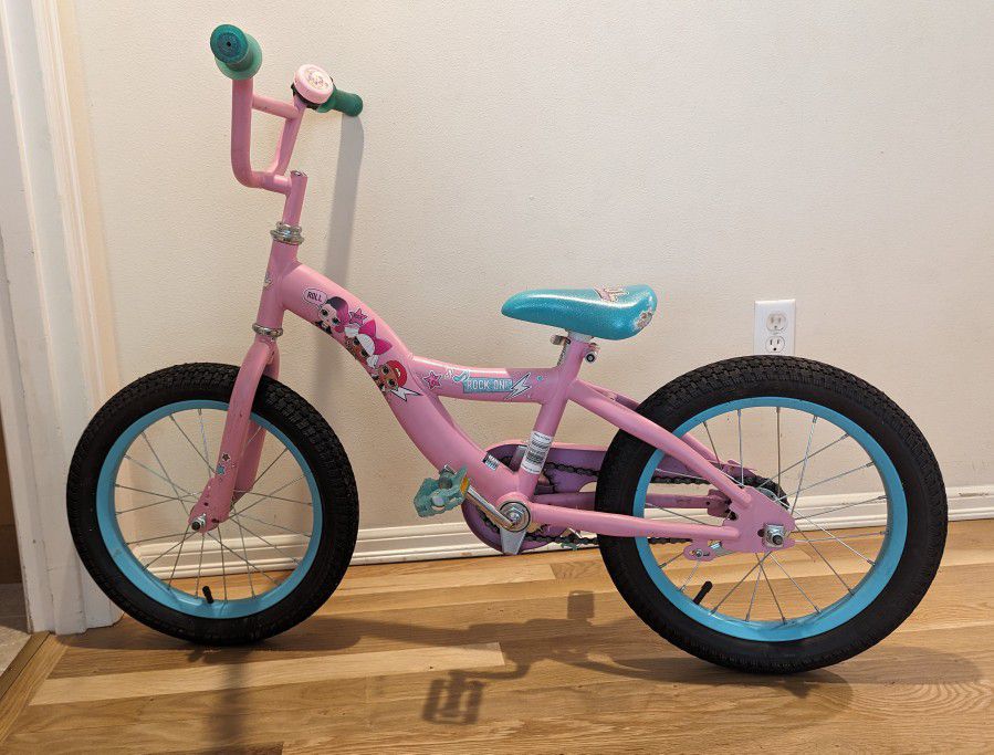 LOL Surprise Kids Bike, 16-inch Wheels, Girls, Pink
