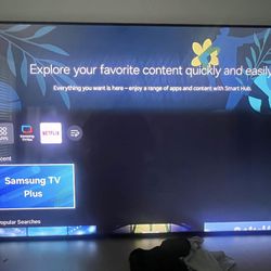 65inch 4K (Super Flat) Samsung Smart Tv 