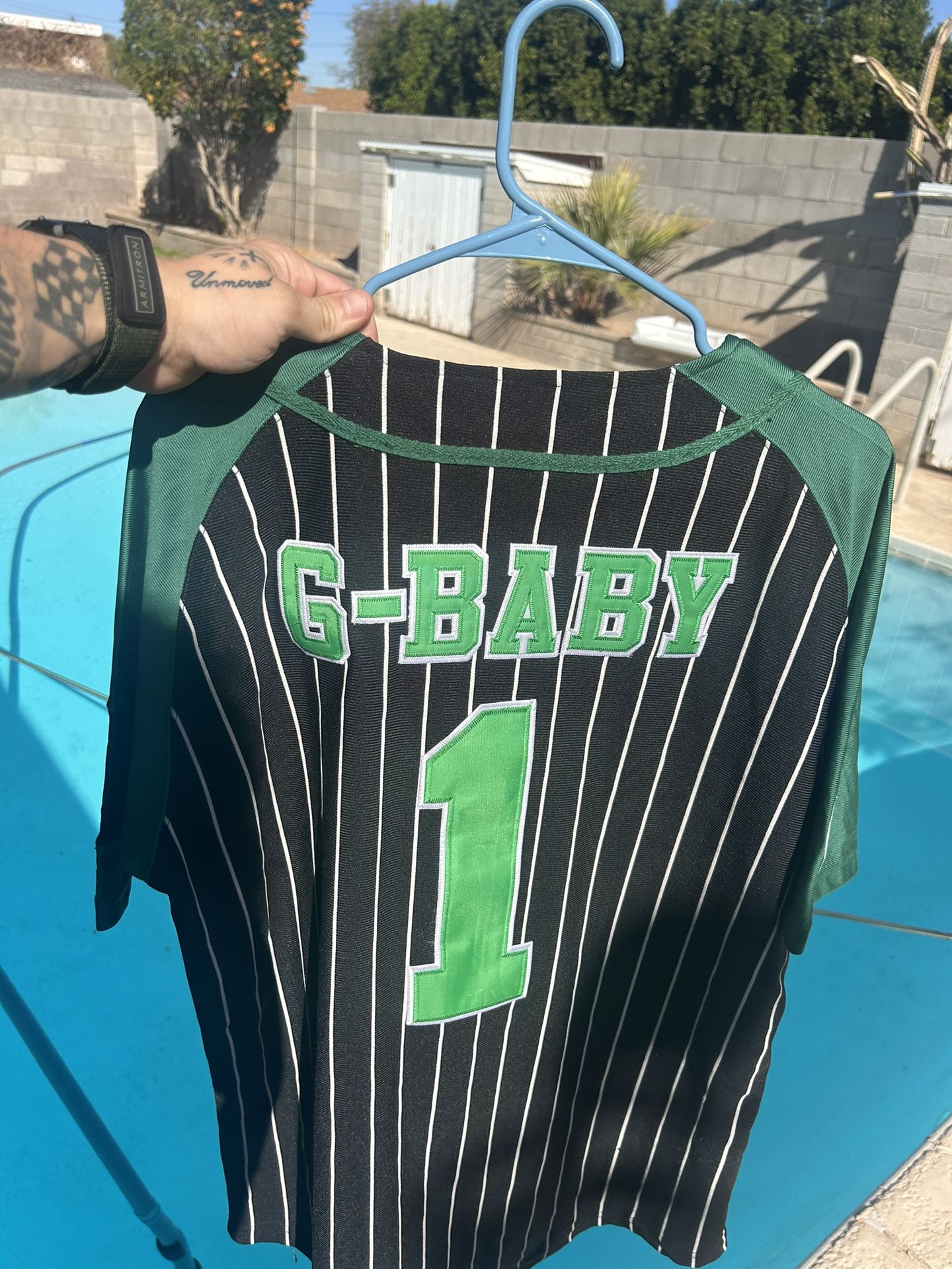 GBABY BASEBALL JERSEY BUTTON UP 