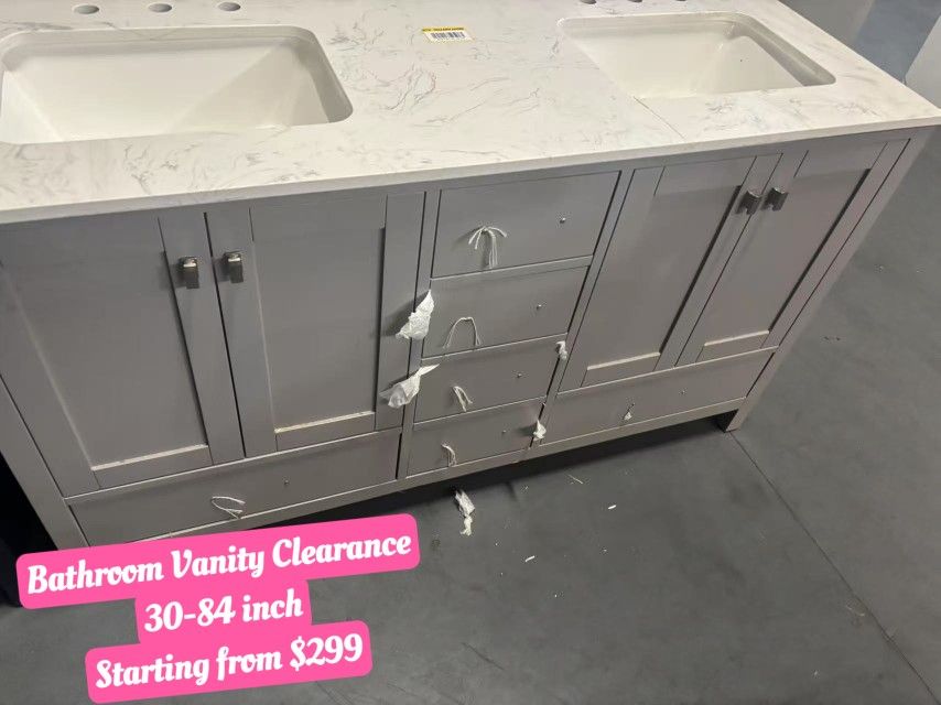 Bathroom Vanity Clearance,30-84 inch(3)
