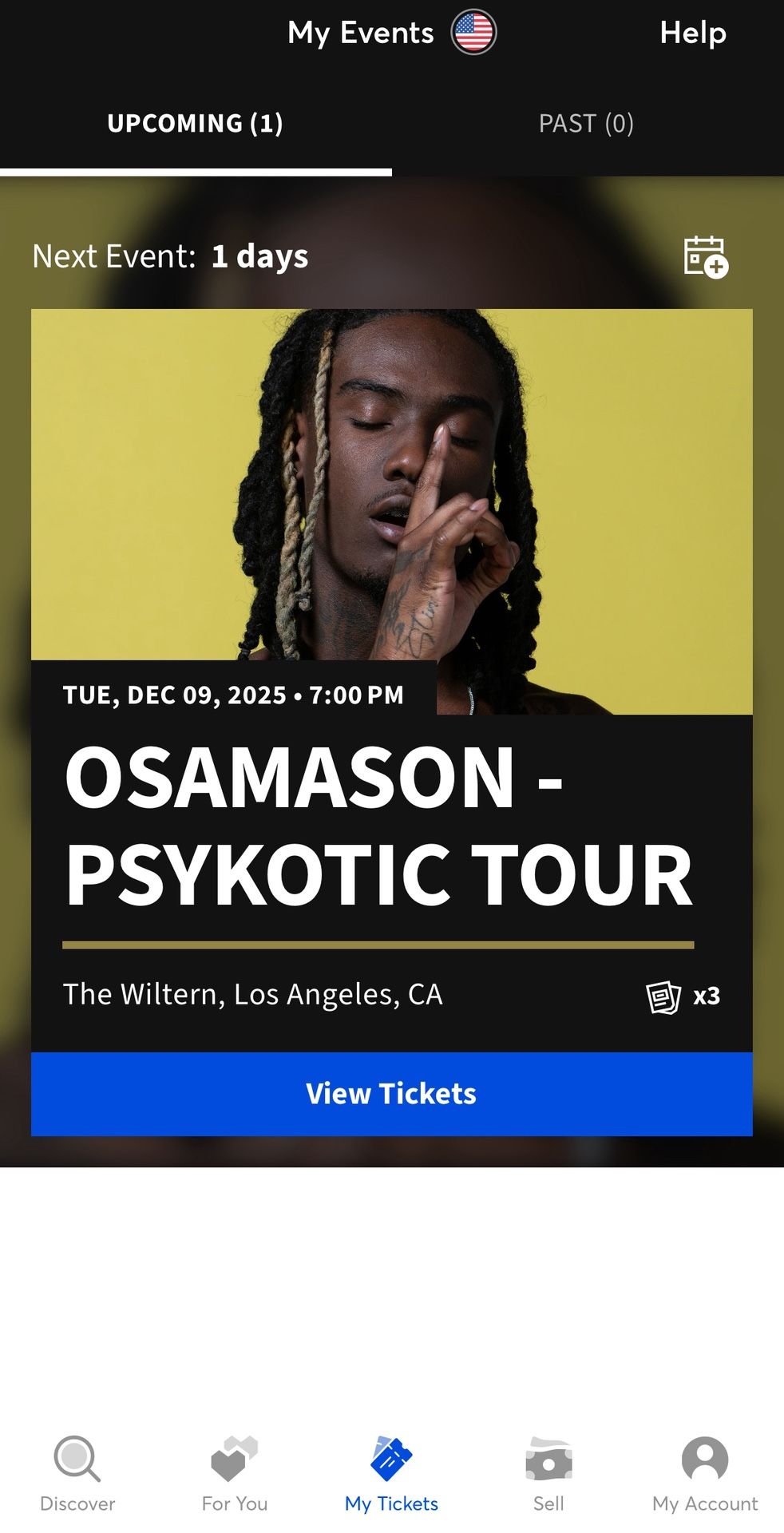Osamason Los Angeles Tickets