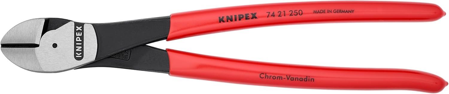  KNIPEX | 74 21 250 SBA | 10” ANGLED DIAGONAL CUTTER
