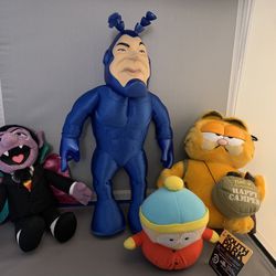 Garfield The Tick South Park Sesame Street Plush