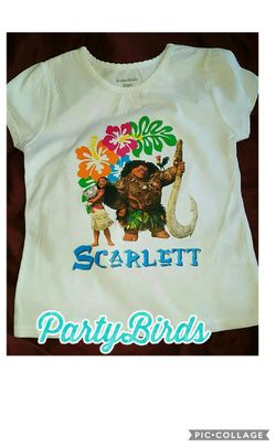 Moana birthday shirt