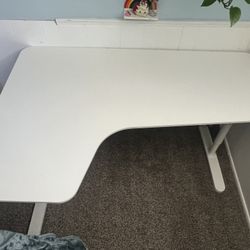 IKEA BEKANT L Corner Desk In White 