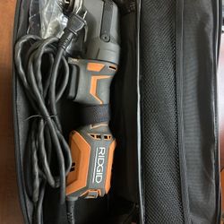 RIDGID 4 Amp Corded Oscillating Multi-Tool With Bag And Accessories