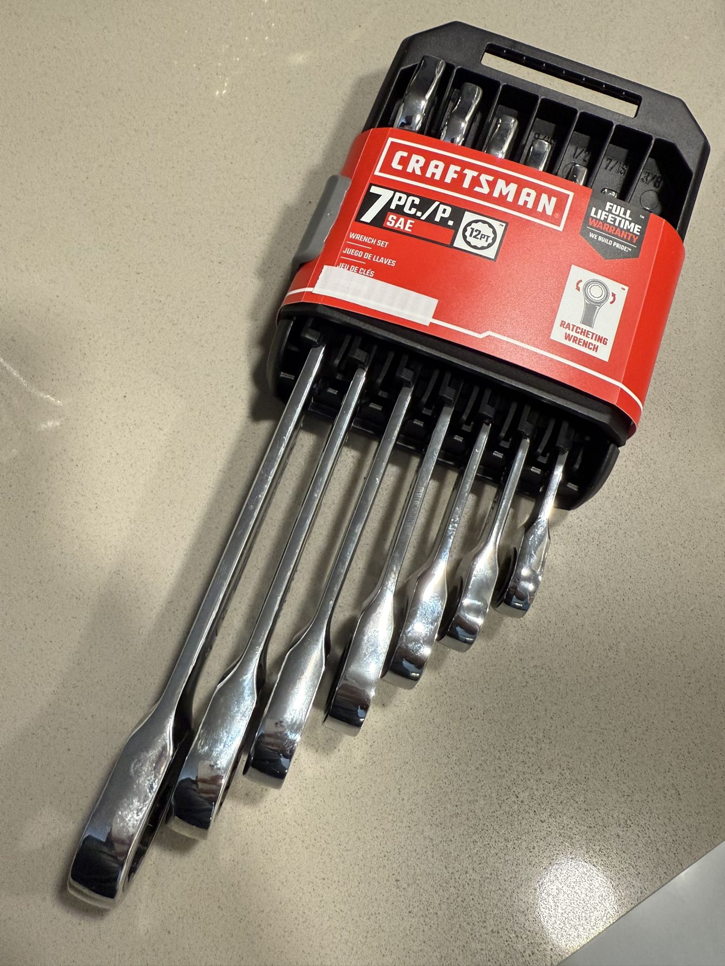 Craftsman Ratchet Wrench 7pc Set