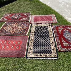 2 Persian Rugs Hand Made Authentic 