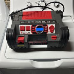 Portable Jump Starter, Tire Inflator, Air Compressor 