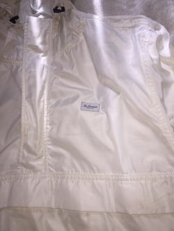 The Hundreds Off White Half-Zip Windbreaker size XL