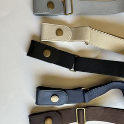 Women’s Belts Adjustable No Buckle
