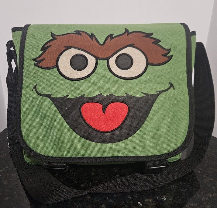 Oscar The Grouch Messenger Bag/ Side Bag