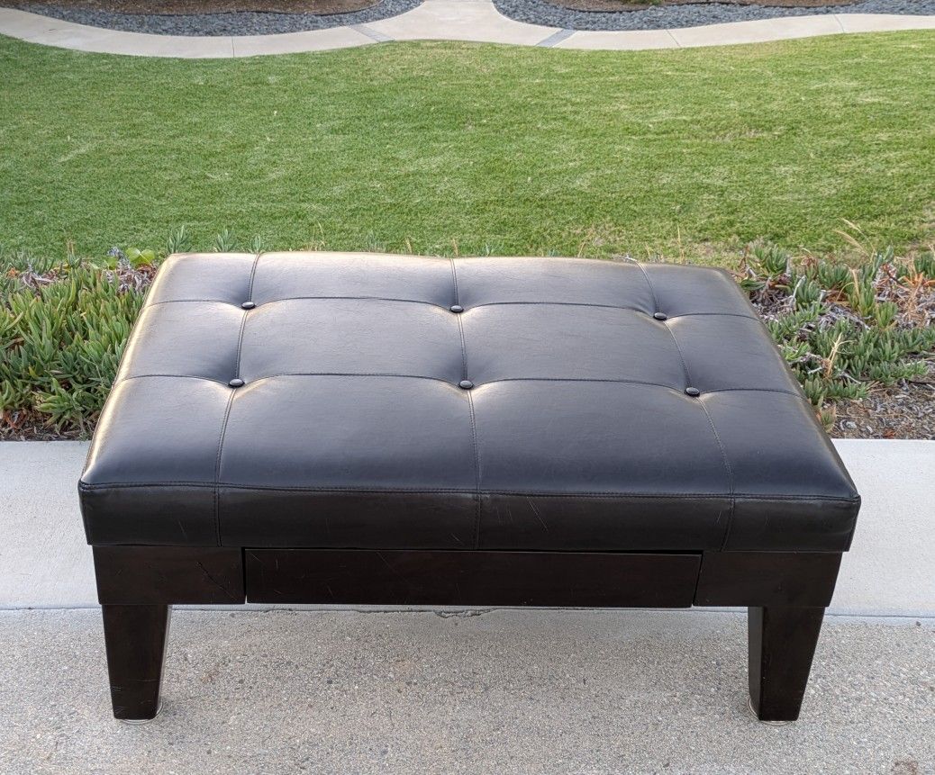 Beautiful Leather Ottoman