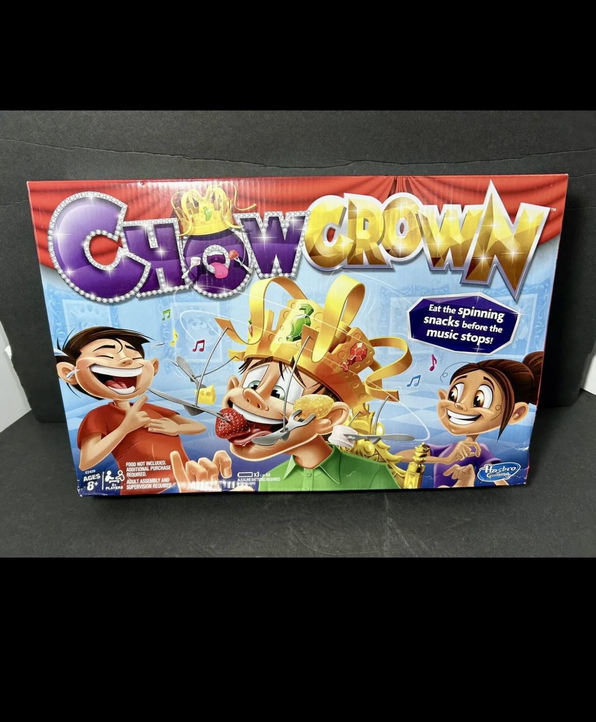 Hasbro Chow Crown Family Fun Interactive Multiplayer Board Game New In Box