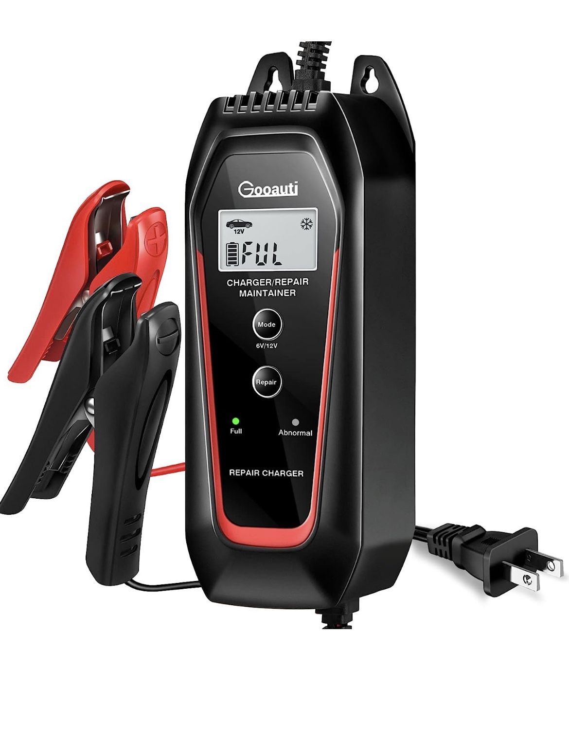 Car Battery Charger Maintainer 5 Amp 6V/12V Battery Chargers with Desulfator and Detection