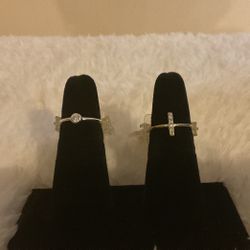 925 Sterling Silver Rings (size 6)