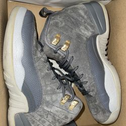Jordan Retro 12s Wolf Grey Size 6Y