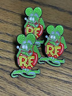 1 RAT FINK HOT ROD PIN MODEL a T IMPALA CHEVY FORD OLDSMOBILE BID DADDY ROTH