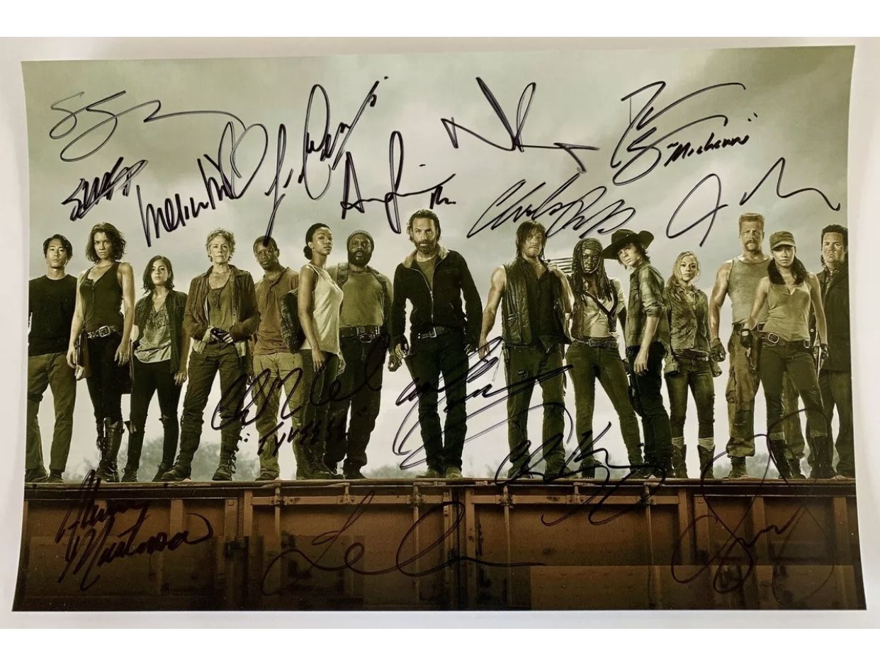 The Walking Dead Cast Autograph