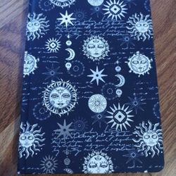 New 6.5" x 8" Lined Journal Sun & Moon Hardcover