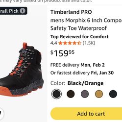 Timberland Pro Work Boots Size 10.5