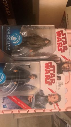 Force link Star Wars figures Luke leia