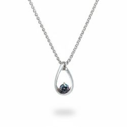 Sterling Mystic Topaz 22" Chain Necklace and Pendant