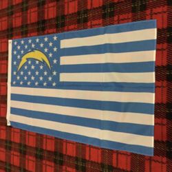 Brand new Los Angeles Chargers banner flag