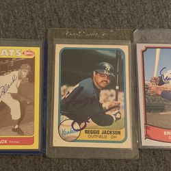 Autographed Baseball Cards