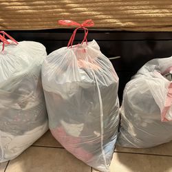 3 Bags Of Women & Kids Clothes 