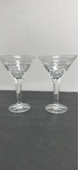 Crystal Martini Glasses Set of 2