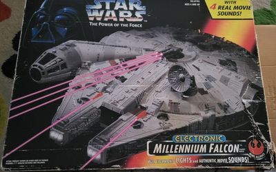 Star Wars Millennium Falcon And Toys