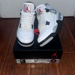 Jordan White Cement 4s Size 11