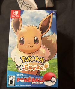 Nintendo Switch Let's Go Eevee And Pokeball Plus