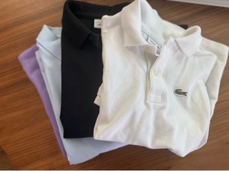 Lacoste Polo Shirts - Youth 10 Set of Four