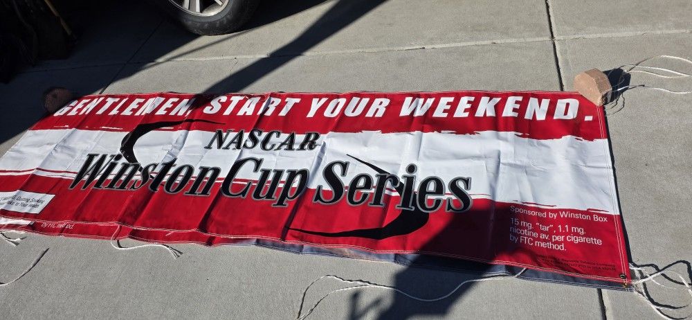 NASCAR Winston Cup Series Racing Banner
