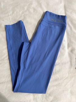 Blue High-Waist Athletic Leggings (XS)
