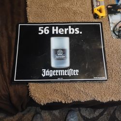 Jagermeirter  Metal Sign