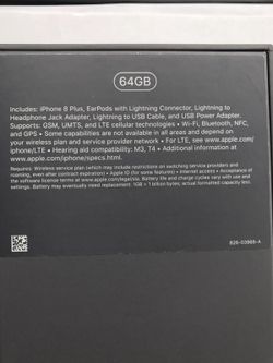 Iphone 8 plus Unlocked