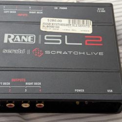 Rane SL2 Serato Scratch Live DJ Interface