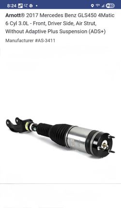 Brand New Arnott AS-3411 Front Left Air Suspension Strut for 2017 Mercedes GLS450 4MATIC