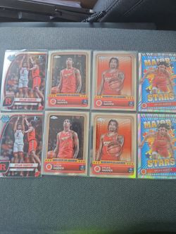 8 Dylan Harper Bowman Topps Chrome 1st Spurs  Pre Rc
