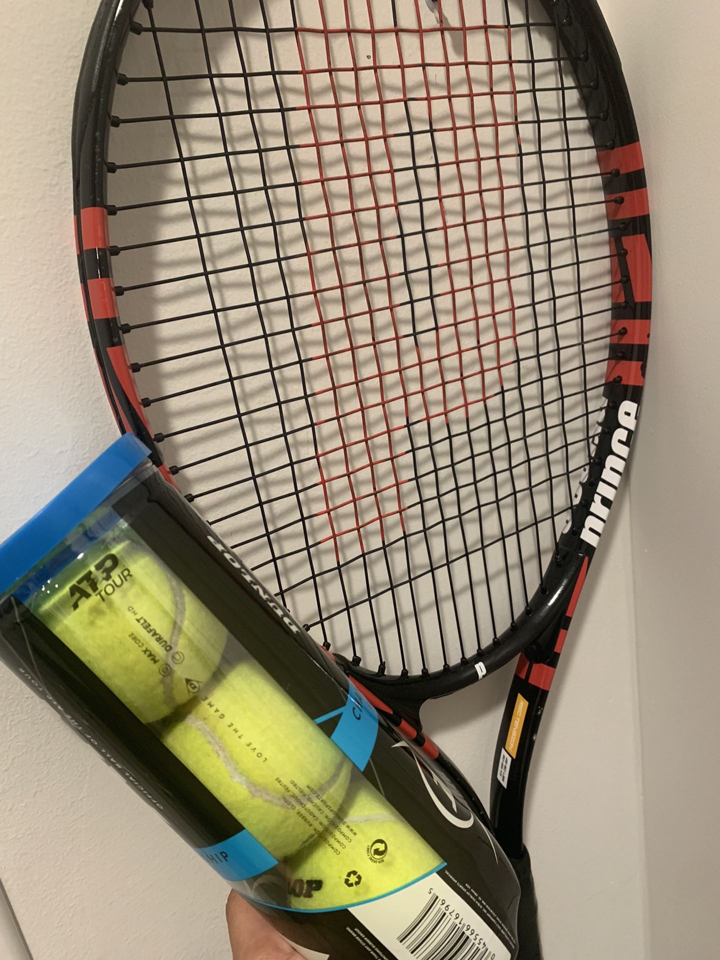 Tennis Balls and racket