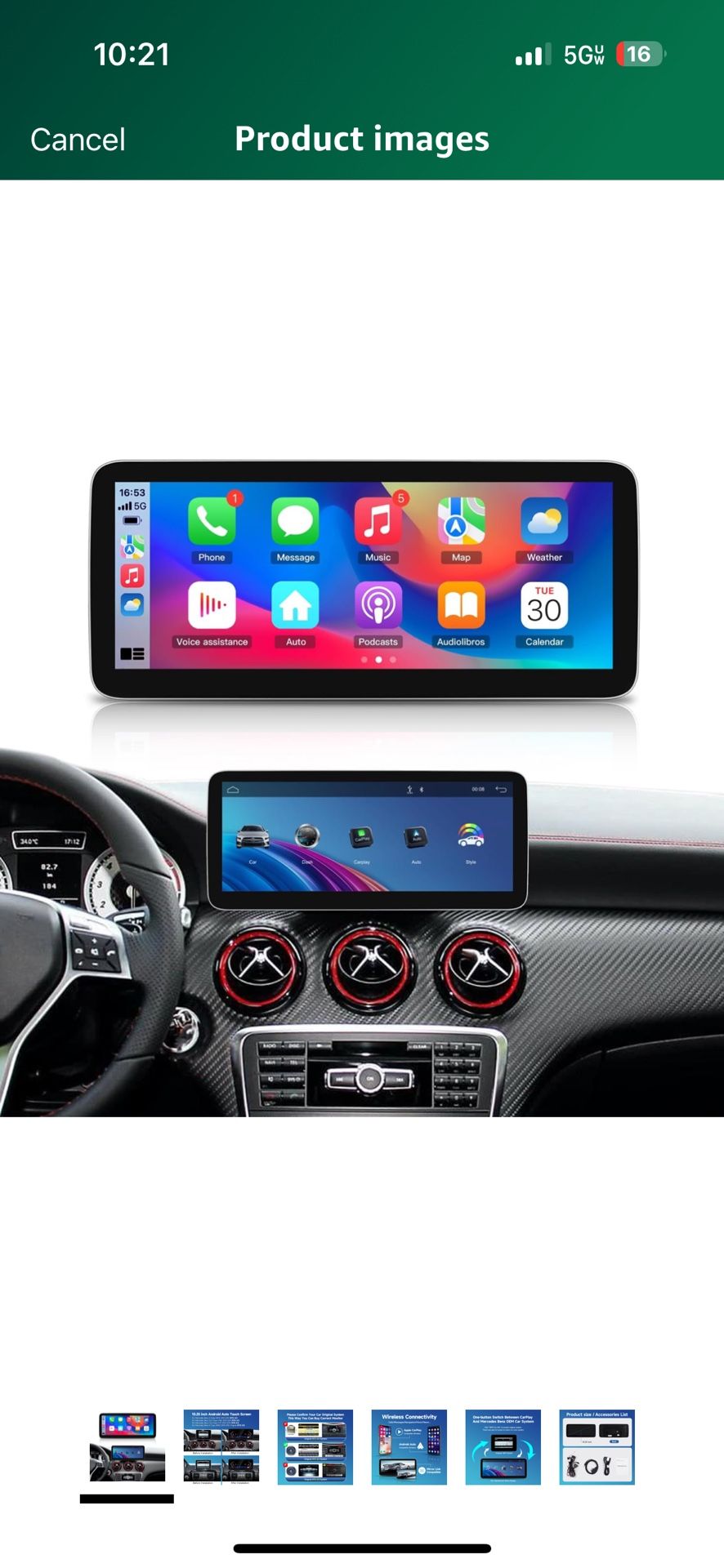 Brand New Mercedes Car Play 